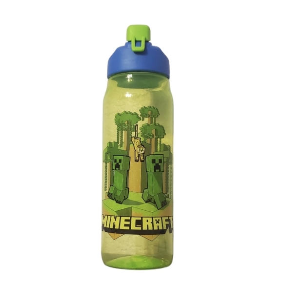 New Zak Minecraft Ocelot School Summer Water Bottle 20 oz. - Picture 1 of 4